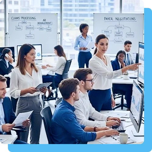 Healthcare solution illustration