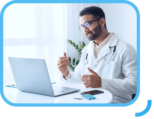 Healthcare solution illustration